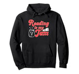 Reading Is My Jam Bookworm Reading Book Lover Librarian Pullover Hoodie