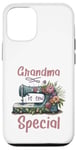 Coque pour iPhone 12/12 Pro Grandma is Sew Spécial Machine à coudre Fleur Fête des Mères