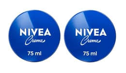 ⭐️✅2X NIVEA CREME 75ML MOISTURISING CREAM INTENSIVE PROTECTIVE CARE✅⭐️