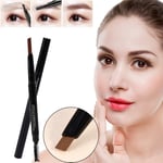 1PC Fashion Double Heads Automatic Eye Brow Pencil Long Lasting Eyebr RHS