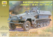 1:35 Zvezda Hanomag Sdkfz-251/1ausf.B Ger. Personnel Carrier Kit Z3572 Modellino