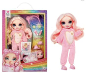 Rainbow High Jr high PJ Party Bella Pink 9'' Posable Doll Toy New With Box