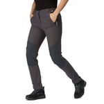 Regatta Womens Questra V Isoflex Stretch Walking Trousers - Grey - Size 16 Short