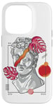 Coque pour iPhone 14 Pro Vaporwave Buste romain Surréaliste Statue rétro Futurisme Esthétique