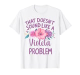 Violeta Personalized Cute Flower Girls Violeta Name T-Shirt