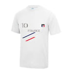 Maillot -Tee Shirt France Blanc Homme