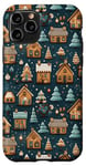 Coque pour iPhone 11 Pro Mignon, Vacances, Hiver, Village, Noël