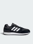 adidas Run 80s Shoes - Black, White, Size 6, Men