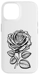 Coque pour iPhone 14 Rose romantique