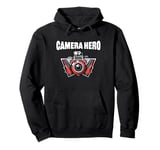 Photographer Superhero Camera Hero Photography Retro Graphic Pullover Hoodie