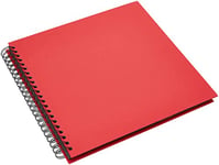 Rossler Soho 290 x 290mm Wiro Bound Photo Album - Red (60 Sheets)