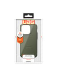 UAG Rugged Case for Apple iPhone 15 Pro [6.1-inch] - Civilian Olive Drab - baksidedeksel for mobiltelefon