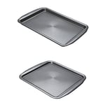 Circulon Momentum Bakeware Carbon Steel Oven Trays 2-Piece Set - Grey