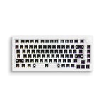 Akko 5075S Kit de Clavier mécanique avec Joint de Montage 75% Filaire - Kit de Bricolage Via Bouton programmable avec rétroéclairage RVB orienté sud pour Win/Mac (Disposition américaine, Blanc)