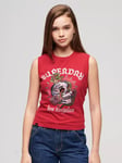 Superdry Tattoo Rhinestone Vest Top