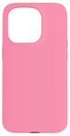 Coque pour iPhone 15 Pro Couleur rose flamant rose simple