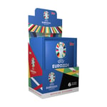 UEFA Euro 2024 STICKERS Booster Box Topps Sticker Display Klistremerker