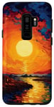 Coque pour Galaxy S9+ Couchers de soleil artistiques de Van Gogh Nuit étoilée