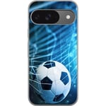 Google Pixel 9 Transparent Mobilskal Fotboll