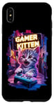 Coque pour iPhone XS Max Gamer Kitten Cute Gaming Jeux vidéo Cat Lover