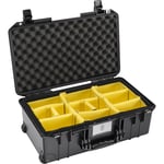 Pelican 1535 Air WD Wheeled Carry-On Hard Case Med Vadderad Delare Insert svart