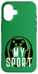 Coque pour iPhone 16 Jeu compétitif Esport My Sport