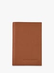 Longchamp Le Foulonné Leather Passport Cover