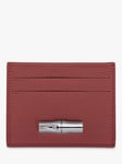 Longchamp Le Roseau Leather Card Holder