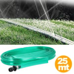 Tuyau plat microperforé 25 Mt pour arrosage extérieur des plantes de jardin avec