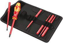 Wera Kraftform Kompakt VDE 7 Universal 1 Interchangeable Screwdriver set, PZ/SL, 7pc, 05003472001