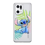 ERT GROUP Coque de téléphone Portable pour Oppo Find X5 Pro Original et sous Licence Officielle Disney Motif Stitch 008 Parfaitement adapté à la Forme du téléphone Portable, partiel imprimé