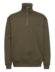 Diego Half-Zip Sweatshirt Tops Sweat-shirts & Hoodies Sweat-shirts Les Deux