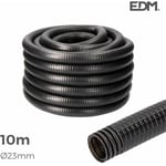 EDM - Gaine Électrique icta Ø32mm Noir Usage Extérieur 10m