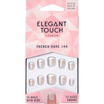 Elegant Touch Naglar Lösnaglar Natural French 144 Bare Extra Short 24 Stk. (7,00 kr / 1 st.)