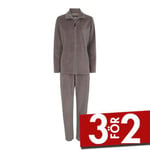 Decoy Velour Homewear Set Brun 3XL Dam