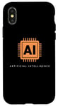 Coque pour iPhone X/XS Technologie de puce informatique intelligence artificielle IA