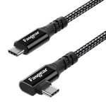 Câble Usb C Pour Macbook Pro Superspeed 20 Gbit/S Usb 3.2 Gen 2 X 2 Câble De Type C Tressé 100 W Charge Rapide Sortie Vidéo 4K Compatible Avec Ipad, Ordinateur Portable Galaxy (1M [YIN141185]