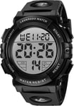 Digital Watch, Mens Digital Watch Military Watches for Men 5ATM Waterproof Outdo