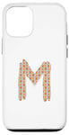 Coque pour iPhone 12/12 Pro Lettre rétro en gras hiboux – M – Design – Alphabet – Marqueur