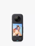 Іnѕtа360 X3 Action Camera, 5.7K, 48MP, 360° Recording, Bundle with Invisible Selfie Stick & 128GB Memory Card