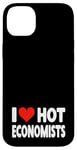 Coque pour iPhone 14 Plus I Love Hot Economists Heart – Husband Micro Marco Economics