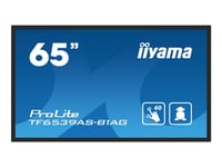 Iiyama Prolite Tf6539as-B1ag - 65" Diagonal Klass (64.5" Visbar) Led-Bakgrundsbelyst Lcd-Skärm - Digital Skyltning - Med Inbyggd Mediaspelare Och Pekskärm (Multitouch) - Android - 4K Uhd (2160P) 3840 X 2160 - Svart