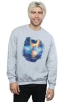 Iron Man Distressed Head Cotton Sweatshirt