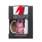 PYRAMID GP86983 DAVID BOWIE (ALADDIN SANE) MUG & SOCK SET Collectible, Multicolor