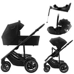 Komplett Barnevogn, Britax, Smile 5Z, Space Black + Baby-Safe Pro + Vario Base