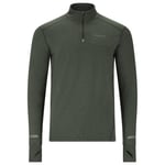 Endurance Tune Melange Midlayer Grön - Reflextröja för Löpning och Träning - Handla nu på Loparshop.se!