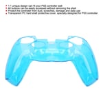 (blue) Protective PC Case For PS-5 Controller Clear Shock And Dust Proof