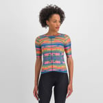 Sportful Glitch Women's Bomber Jersey XS Multicolour/Papaya