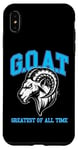 iPhone XS Max G.O.A.T. Shirt, Goat shirt, greatest of all time, retro rap Case