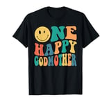 One Happy Dude 1st Birthday One Cool Godmother Family T-Shirt